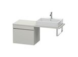 Duravit DuraStyle Waschtisch-Unterschrank DS532300707 60 x 47,8 cm, betongrau matt, für Konsole, 1 Auszug