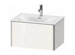 Duravit XSquare Waschtisch-Unterschrank XS422302222 71x39,7x47,8cm, weiß hochglanz, 1 Auszug