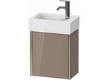 Duravit XViu Waschtisch-Unterschrank XV4230LB186 36,4x39,7x23,4 cm, links, cappucino hochglanz, 1 Tür, champagner matt