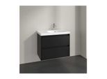 Villeroy und Boch Skyla Waschtischunterschrank C79700VL 2 Auszüge, 772 x 596 x 439 mm, Volcano Black