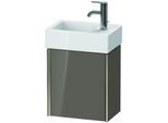 Duravit XViu Waschtisch-Unterschrank XV4230LB189 36,4x39,7x23,4 cm, links, flannel grey hochglanz, 1 Tür, champagner matt
