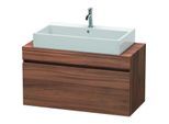 Duravit DuraStyle Waschtisch-Unterschrank DS530407979 100 x 47,8 cm, nussbaum natur, für Konsole, 1 Auszug