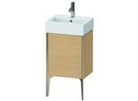 Duravit XViu Waschtisch-Unterschrank XV4531RB130 43,4x33,4x49,3cm, champagner matt, Tür rechts, Eiche natur