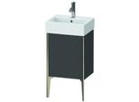 Duravit XViu Waschtisch-Unterschrank XV4531RB149 43,4x33,4x49,3cm, champagner matt, Tür rechts, graphit matt