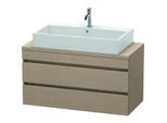 Duravit DuraStyle Waschtisch-Unterschrank DS530907575 100 x 47,8 cm, leinen, für Konsole, 2 Schubkästen