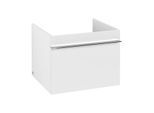 Villeroy und Boch Venticello Waschtisch-Unterschrank A93201MS 55,3 x 42 x 50,2 cm, Griff Chrom, White Matt