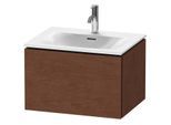 Duravit L-Cube Waschtisch-Unterschrank LC613501313 62 x 48,1 cm, amerikanischer nussbaum, 1 Auszug, wandhängend