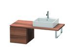 Duravit L-Cube Unterschrank LC583607979 42 x 54,7 cm, nussbaum natur, für Konsole, 2 Schubkästen
