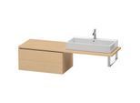 Duravit L-Cube Unterschrank LC583903030 82 x 54,7 cm, Eiche natur, für Konsole, 2 Schubkästen