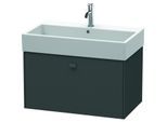 Duravit Brioso Waschtischunterbau BR405504949 784x459mm, Graphit Matt, 1 Auszug