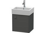 Duravit Brioso Waschtischunterbau BR4050R4949 434x339mm, Graphit Matt, Tür rechts