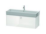 Duravit Brioso Waschtischunterbau BR405701022 1184x459mm, Weiß Hochglanz, 1 Auszug, Griff Chrom