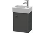 Duravit Brioso Waschtischunterbau BR4049R4949 364x239mm, Graphit Matt, Tür rechts