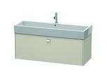 Duravit Brioso Waschtischunterbau BR405701091 1184x459mm, Taupe, 1 Auszug, Griff Chrom
