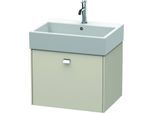 Duravit Brioso Waschtischunterbau BR405301091 584x459mm, Taupe, 1 Auszug, Griff Chrom