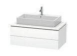 Duravit L-Cube Waschtisch-Unterschrank LC581901818 102 x 54,7 cm, weiß matt, für Konsole, 2 Schubkästen