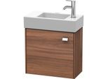 Duravit Brioso Waschtischunterbau BR4051L1079 484x239mm, Nussbaum Natur/Chrom, Tür links