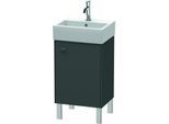 Duravit Brioso Waschtischunterbau BR4430R4949 434x339mm, Graphit Matt, Tür rechts