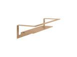Herzbach Living Wandablage 21.820000.1.39 für Duschutensilien, Wandmontage, 300mm, copper steel