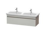 Duravit DuraStyle Waschtisch-Unterschrank DS639800743 123x44,8x39,8cm, 1 Auszug, Becken links/rechts, betongrau/basalt matt