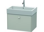 Duravit Brioso Waschtischunterbau BR405400707 684x459mm, Betongrau Matt, 1 Auszug