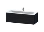 Duravit L-Cube Waschtisch-Unterschrank LC614301616 122 x 48,1 cm, Eiche schwarz, 1 Auszug, wandhängend