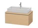 Duravit L-Cube Waschtisch-Unterschrank LC581303030 92 x 54,7 cm, Eiche natur, für Konsole, 1Auszug