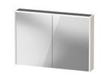 Duravit D-Code Spiegelschrank Verspiegelt DC7107022222000 1000x700x148, Weiß Hochglanz, Steckdose J, LED Beleuchtung