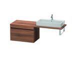 Duravit DuraStyle Waschtisch-Unterschrank DS533407979 80 x 54,8 cm, nussbaum natur, für Konsole, 1 Auszug