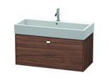 Duravit Brioso Waschtischunterbau BR405601021 984x459mm, Nussbaum Dunkel, 1 Auszug