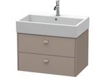 Duravit Brioso Waschtischunterbau BR415404343 684x459mm, Basalt Matt, 2 Auszüge