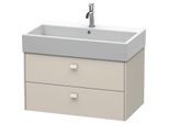 Duravit Brioso Waschtischunterbau BR415509191 784x459mm, Taupe, 2 Auszüge