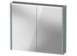 Duravit D-Code Spiegelschrank Verspiegelt DC71060HGHG2000 800x700x148, Fjordgrün Matt, Steckdose J, LED Beleuchtung