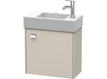 Duravit Brioso Waschtischunterbau BR4051R1091 484x239mm, Taupe, Tür rechts, Griff Chrom