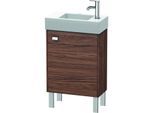 Duravit Brioso Waschtischunterbau BR4431R1021 434x239mm, Nussbaum Dunkel/Chrom, Tür rechts