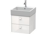 Duravit Brioso Waschtischunterschrank BR415202222 484x459mm, Weiß Hochglanz, 2 Auszüge
