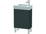 Duravit Brioso Waschtischunterbau BR4431R4949 434x239mm, Graphit Matt, Tür rechts