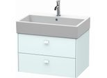Duravit Brioso Waschtischunterbau BR415400909 684x459mm, Lichtblau Matt, 2 Auszüge