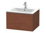 Duravit L-Cube Waschtischunterbau LC614001313 Amerikanischer Nussbaum, 62x40x48,1cm, 1 Auszug