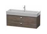 Duravit Brioso Waschtischunterbau BR415701051 1184x459mm, Pine Terra/Chrom, 2 Auszüge
