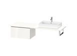 Duravit L-Cube Unterschrank LC585408585 72 x 54,7 cm, weiß hochglanz, für Konsole, 1 Auszug