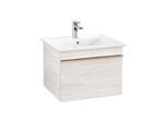 Villeroy und Boch Venticello Waschtisch-Unterschrank A93205E8 55,3 x 42 x 50,2 cm, Griff Copper, White Wood