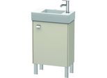 Duravit Brioso Waschtischunterbau BR4431R1091 434x239mm, Taupe, Tür rechts, Griff Chrom
