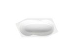 BetteMetric Badewanne 6840000 206 x 90 cm, weiss,Fussende rechts, Überlauf vorne