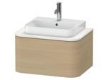 Duravit Happy D.2 Waschtisch-Unterschrank HP494007171 35,4 x 65 x 48 cm, 1 Auszug, für Konsole, mediterrane Eiche
