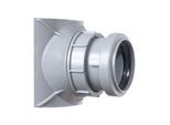 Airfit Schraubabzweig 22550AZ DN 125 x 50, grau, aus Polypropylen