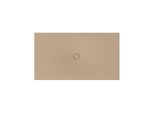 Bette BetteFloor Duschfläche 5818-425PLUS,T1 180x100cm, Glasur, Mini-Wannenträger, greige