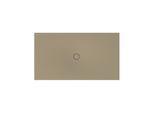 Bette BetteFloor Duschfläche 5818-417PLUS,T1 180x100cm, Glasur, Mini-Wannenträger, hazel
