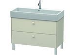 Duravit Brioso Waschtischunterbau BR443609191 984x459mm, Taupe, 2 Auszüge