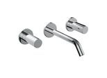 LAUFEN Kartell 3-Loch Unterputz-Waschtischmischer H3123360041201, Ausladung 175mm, chrom